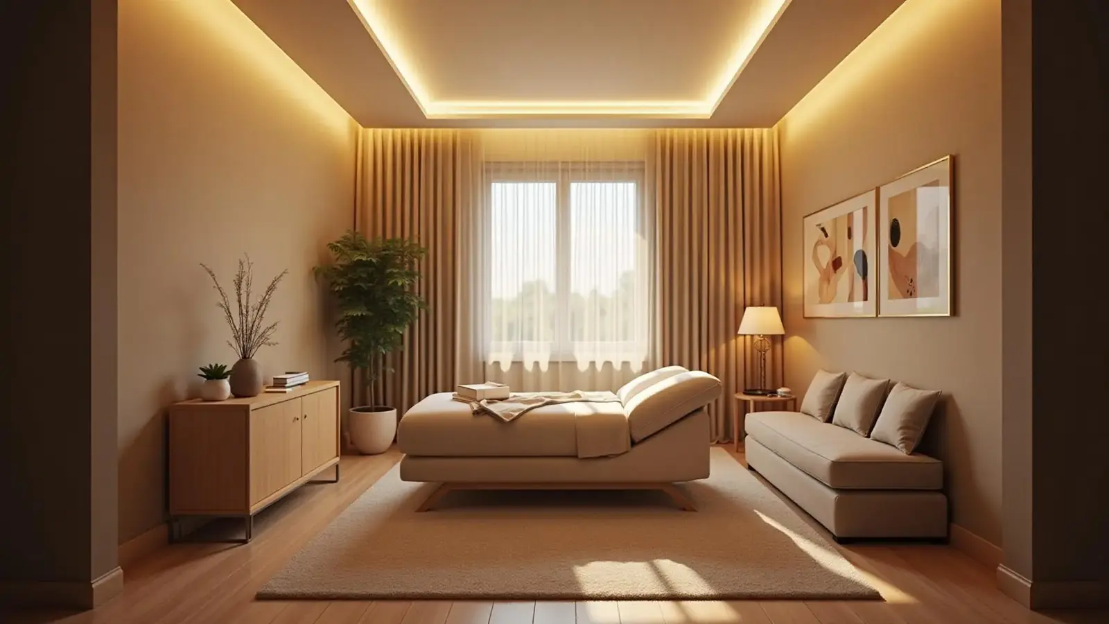 Hypnotherapy treatment room at London Natural Health Centre, Holborn