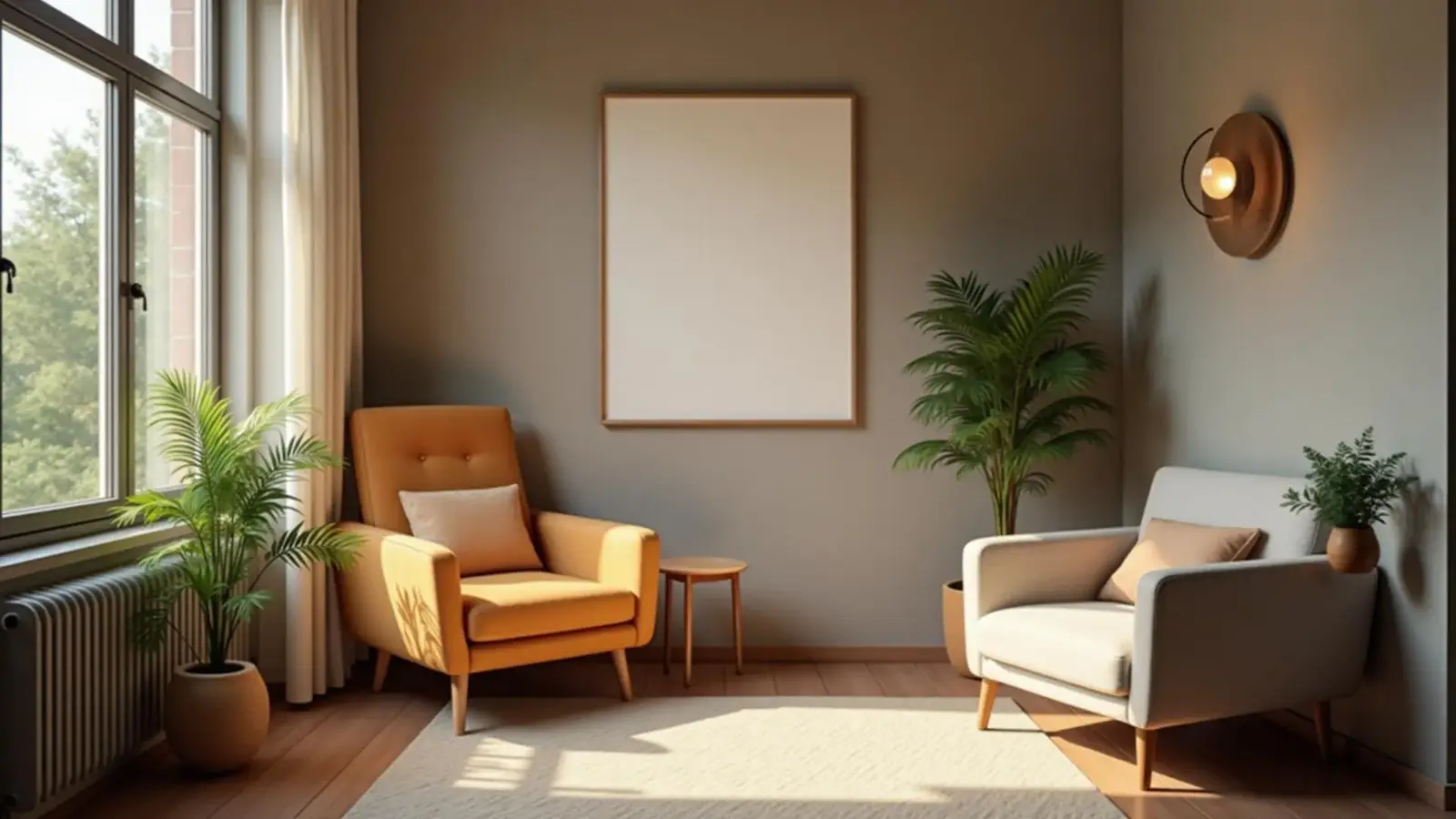 Psychotherapy consulting room at London Natural Health Centre, Holborn