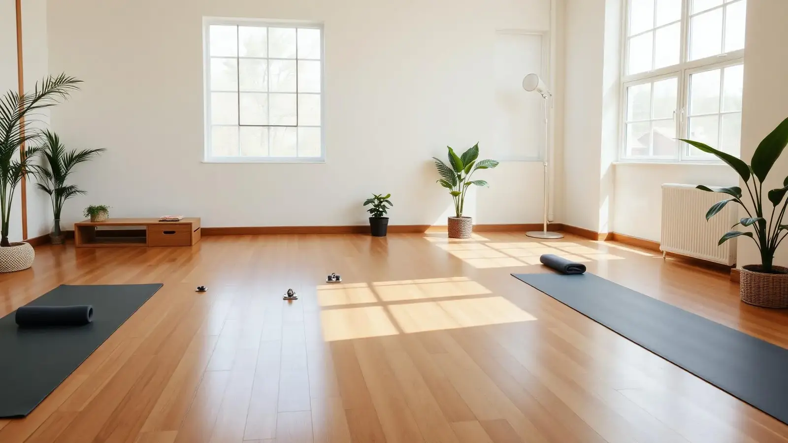 Yoga session at London Natural Health Centre, Holborn